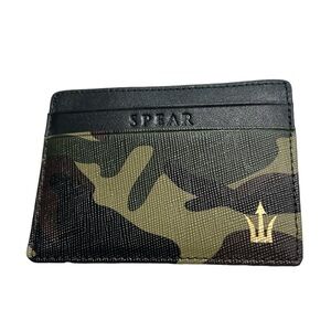 Spear Leather camouflage Card Holder
